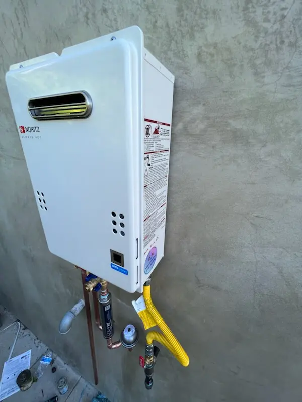 Tankless water heater installation for Valleywood homes